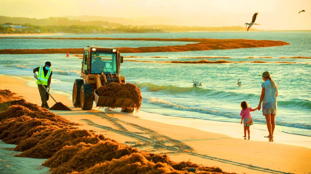 ¿Tu playa favorita en riesgo? 37 millones de toneladas de algas invaden el Atlántico: lo que debes saber