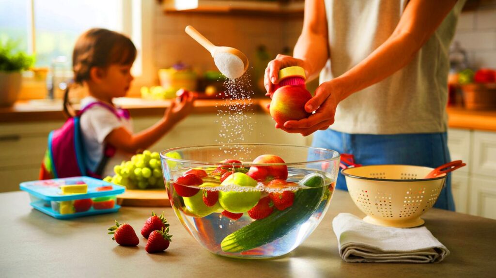 ¿Tus hijos comen pesticidas sin saberlo? El lavado de 15 minutos que elimina el 25 % de residuos