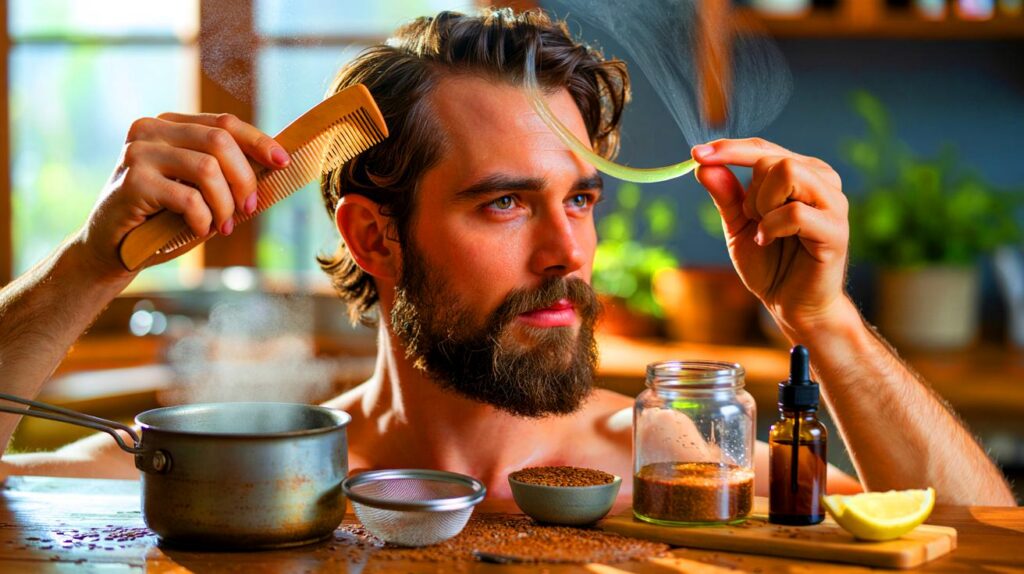 Alisa tu barba con gel de linaza casero y elimina el encrespamiento naturalmente