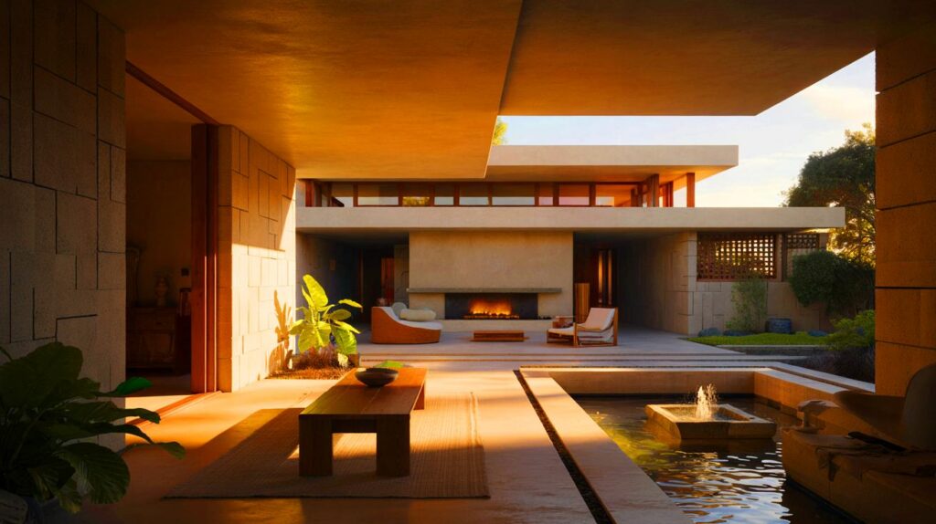 Así es la casa de Diane Keaton diseñada por Lloyd Wright: 5 habitaciones y 4.400 pies de arte puro