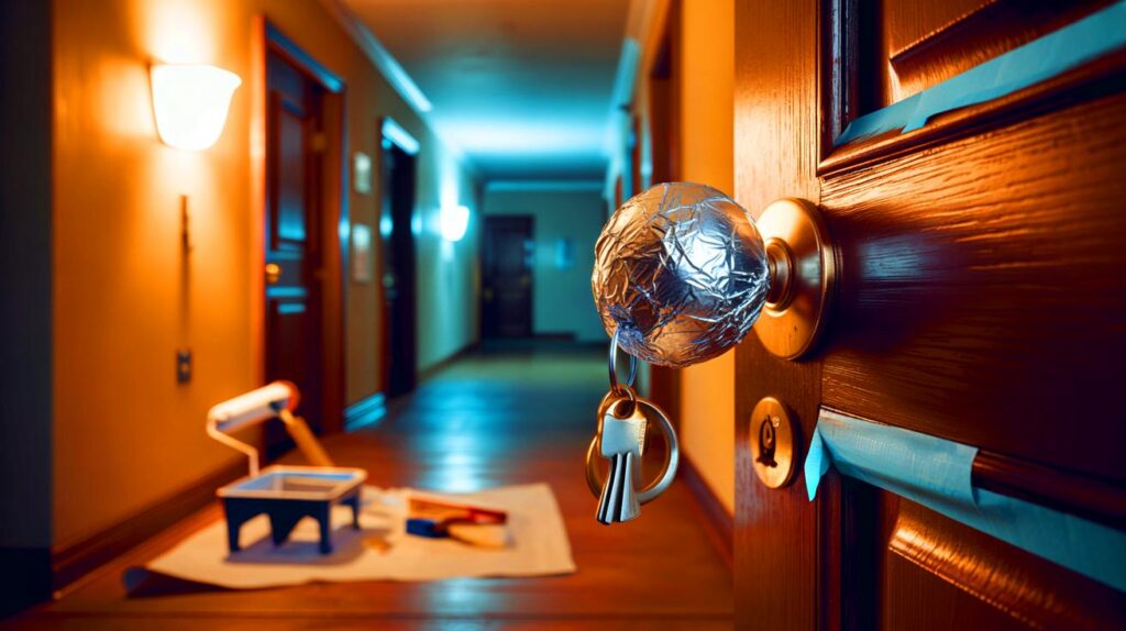 Cada vez más gente pone papel de aluminio en los pomos de las puertas: descubre por qué