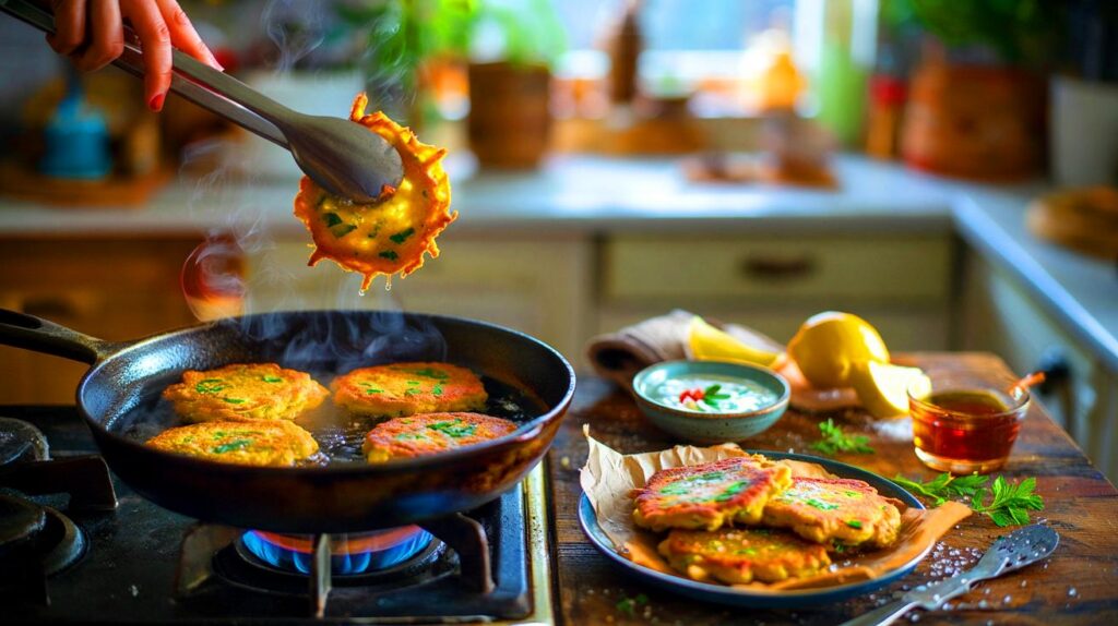 Cansada de la sopa: prueba estos buñuelos crujientes de calabaza con queso fresco y hierbas