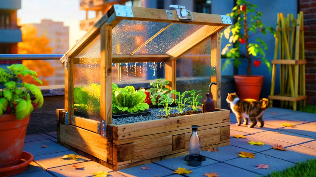 Cómo construir un mini invernadero con madera reciclada y extender tu temporada de cultivo