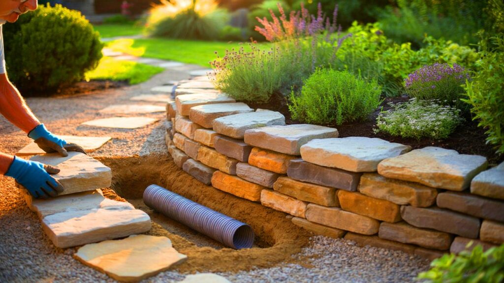 Cómo construir un muro de piedra natural y darle estructura a tu jardín