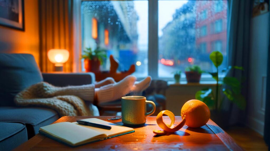 Cómo convertir una tarde de lluvia en tu momento de bienestar