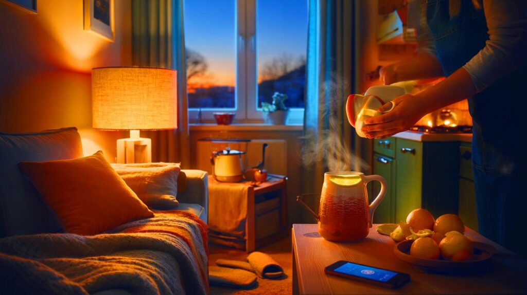 Cómo crear calidez emocional cuando el sol se apaga