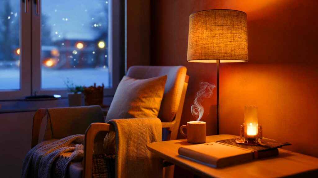 Cómo crear un rincón acogedor para las noches largas de invierno