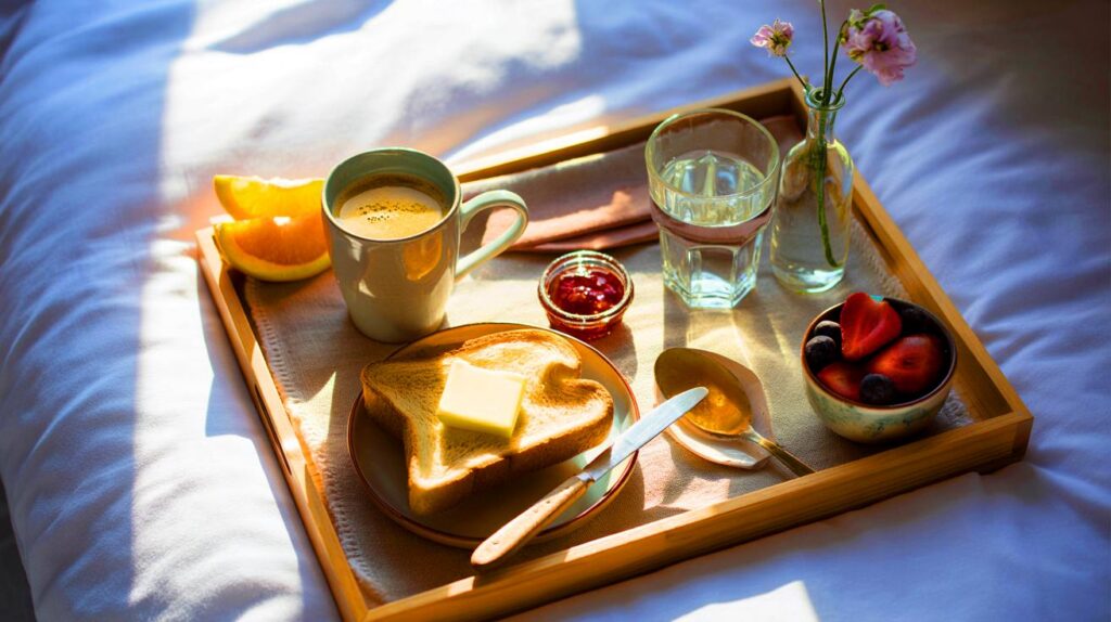 Cómo crear una bandeja de desayuno digna de hotel