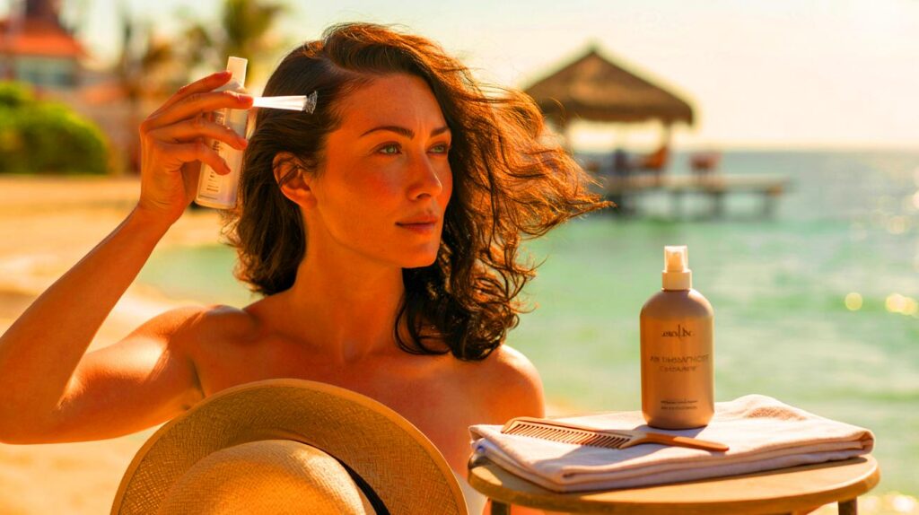 Cómo preparar tu cabello para la humedad antes de tus vacaciones en la costa