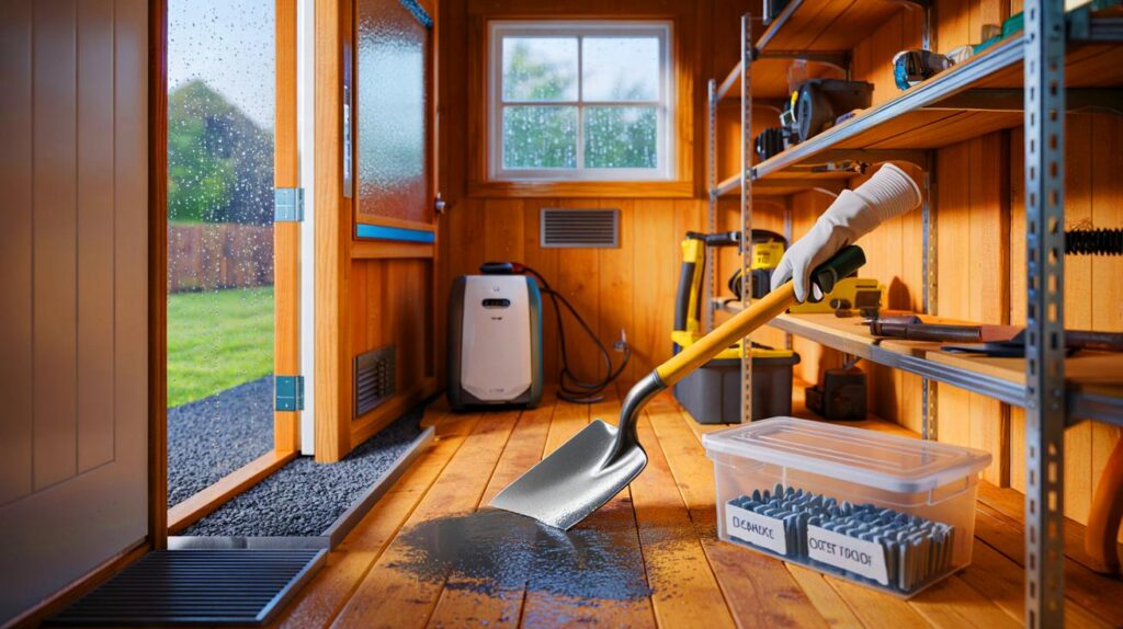 Cómo preparar tu cobertizo para el invierno y proteger tus herramientas de la humedad