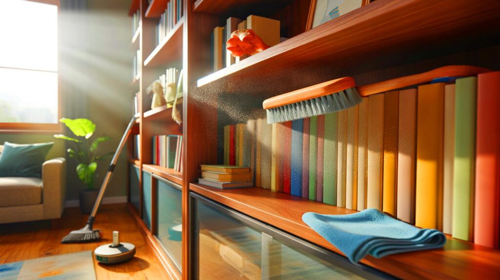 Cómo proteger tus libros del polvo y mantener las estanterías impecables