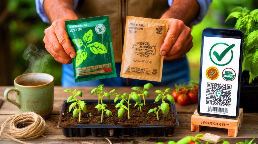 Cómo saber si las semillas “orgánicas” son realmente auténticas antes de comprarlas