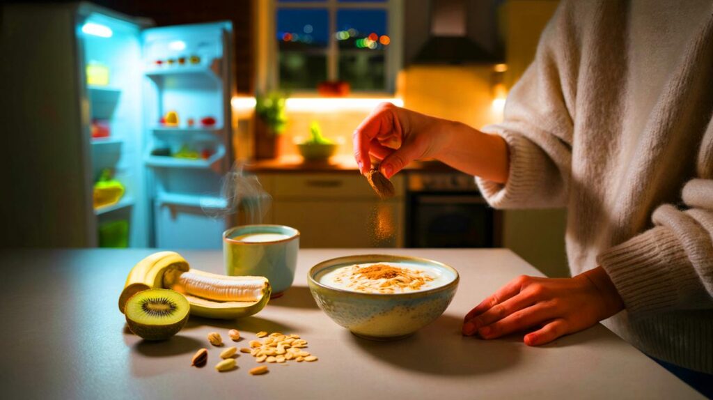 Consejos nutricionales para dormir mejor con snacks nocturnos saludables