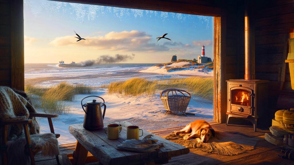 Descubre las islas del mar del Norte en invierno: paisajes salvajes y cabañas acogedoras