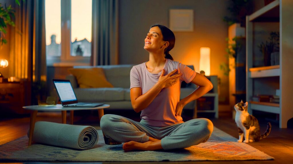 Ejercicios en casa para ganar flexibilidad y aliviar la tensión del trabajo de oficina