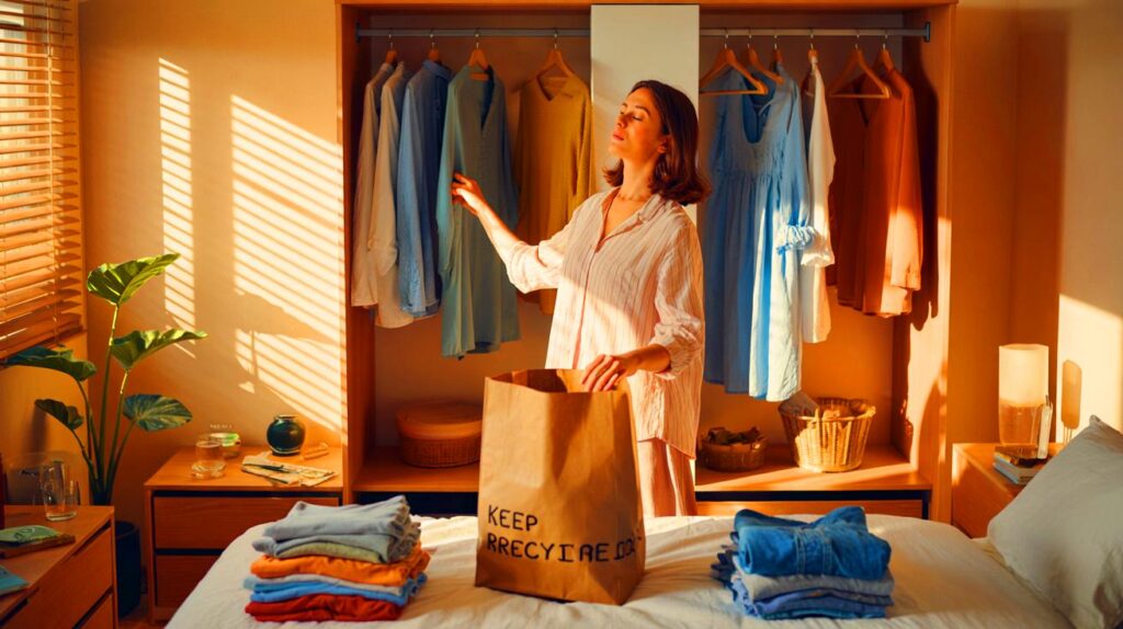 El beneficio emocional que nadie espera al vaciar el armario