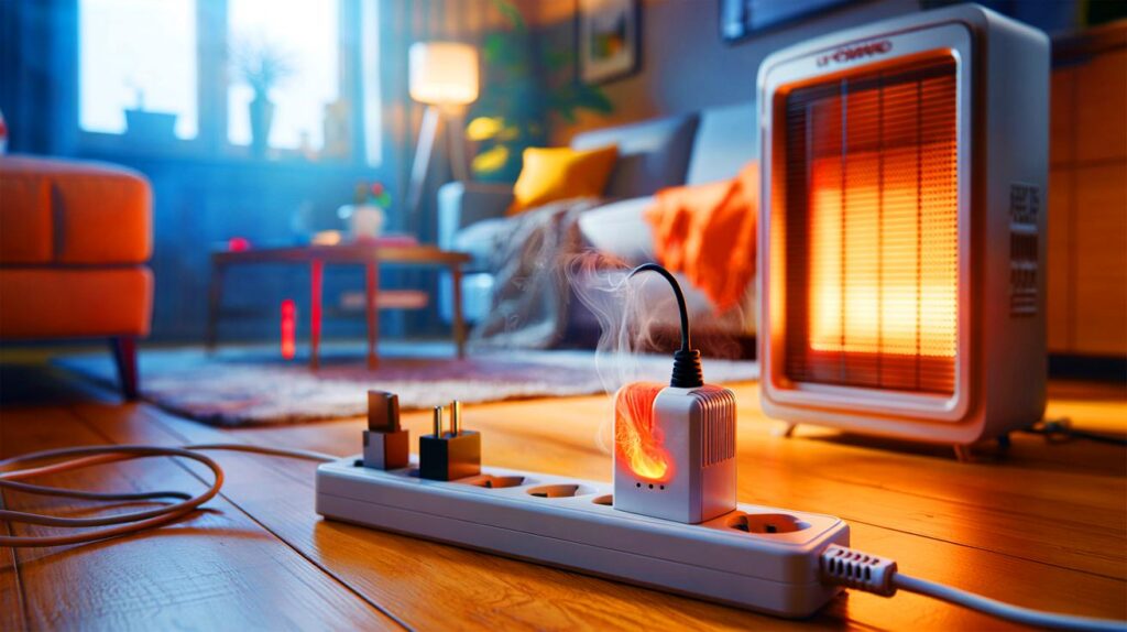 El peligro oculto de los calefactores enchufables que superan los 2.500 W