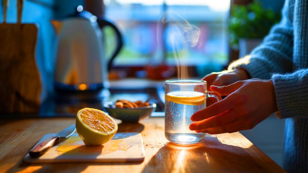 El poder del agua caliente con limón en ayunas