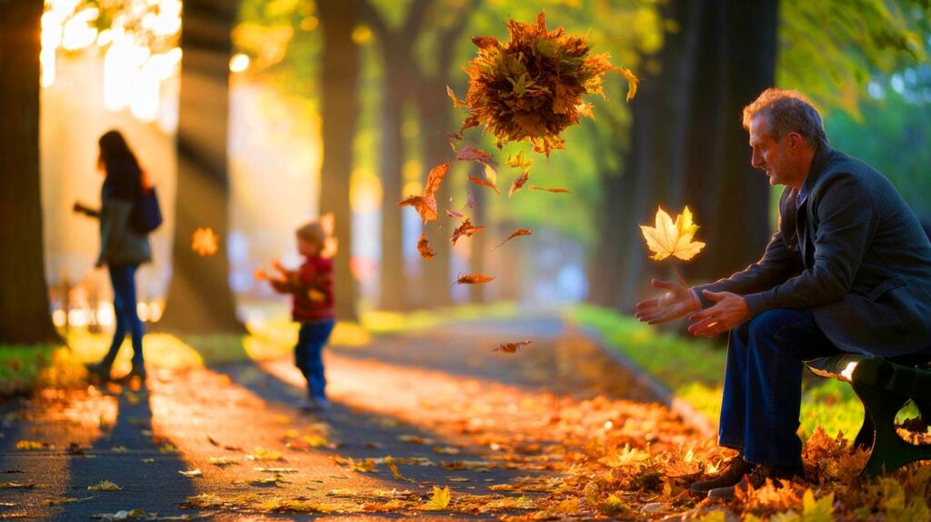 El significado emocional de las hojas que caen