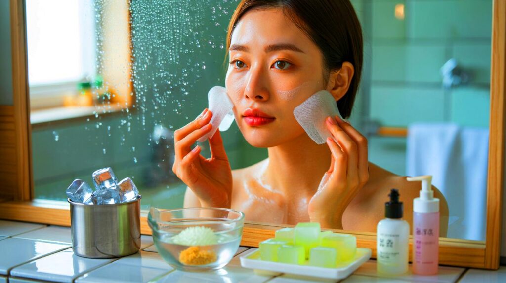 El truco con hielo que usan las coreanas para cerrar los poros y reafirmar la piel