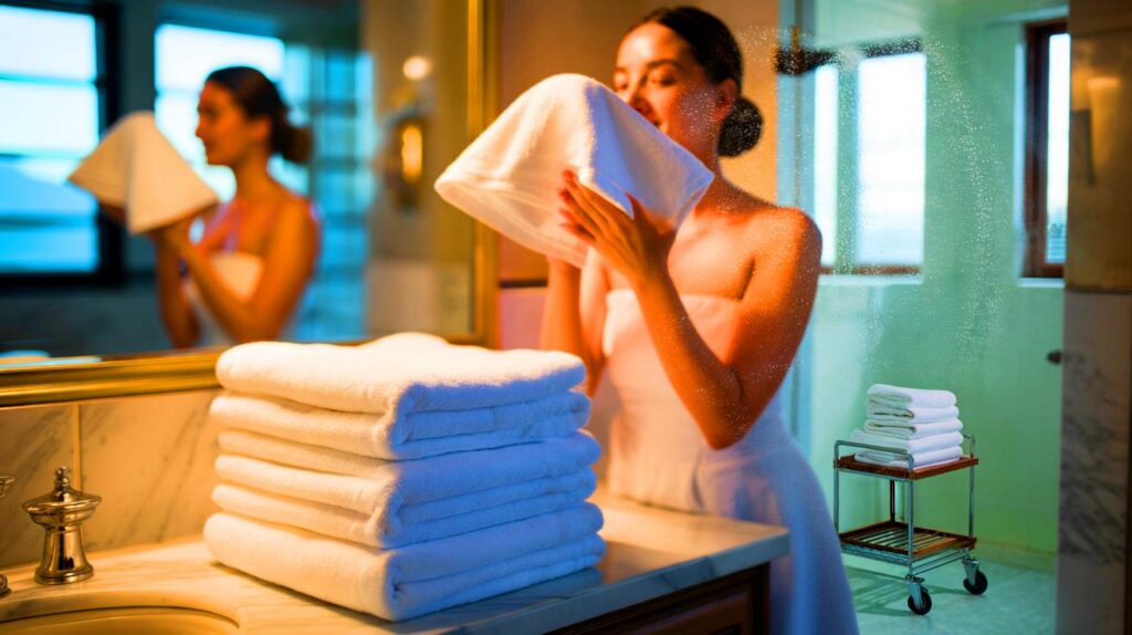 El truco de los hoteles para que las toallas huelan increíble