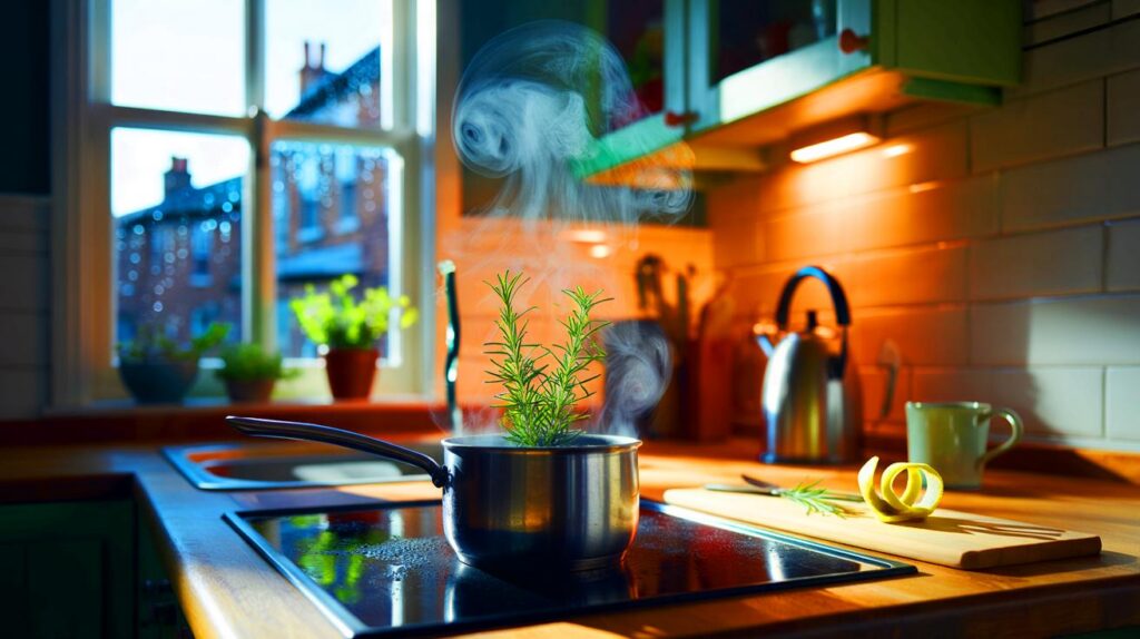 Los británicos hierven romero para purificar el aire: 10 minutos, 2 ramas, 0 € — el truco que calma el hogar