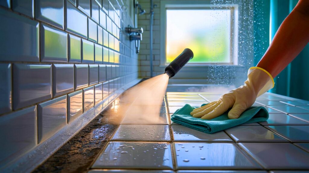 Mantén tus juntas impecables con vapor y di adiós al moho para siempre