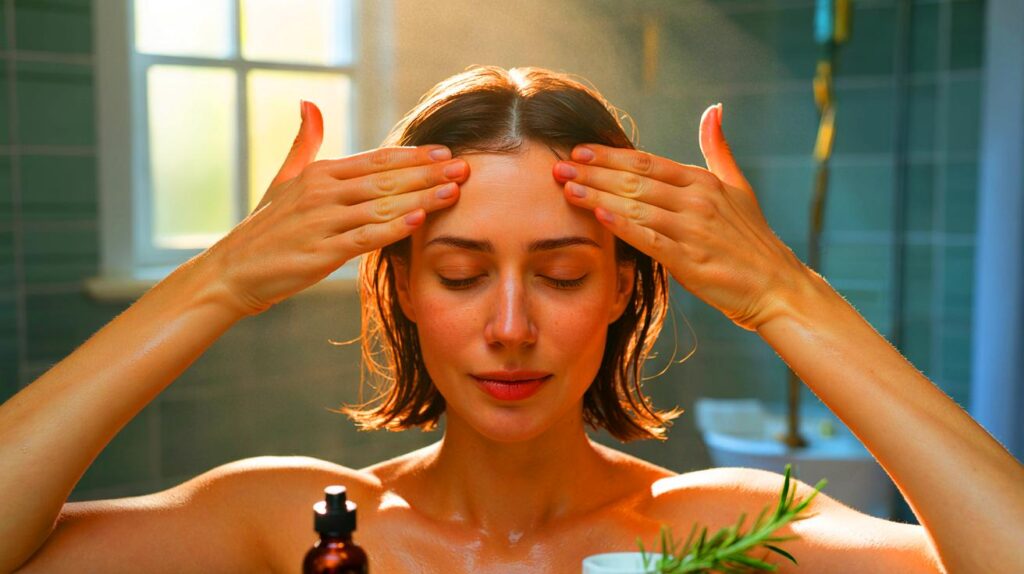 Masajes capilares diarios para mejorar la circulación y hacer crecer el cabello