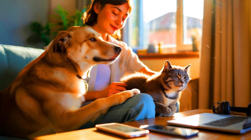 Mascotas terapeutas: cómo los perros y gatos reducen la tensión y la soledad