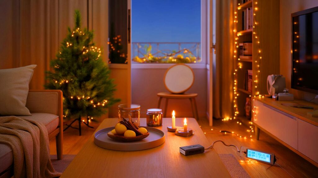 Navidad con poco presupuesto: cómo ahorrar en luces sin perder el toque acogedor