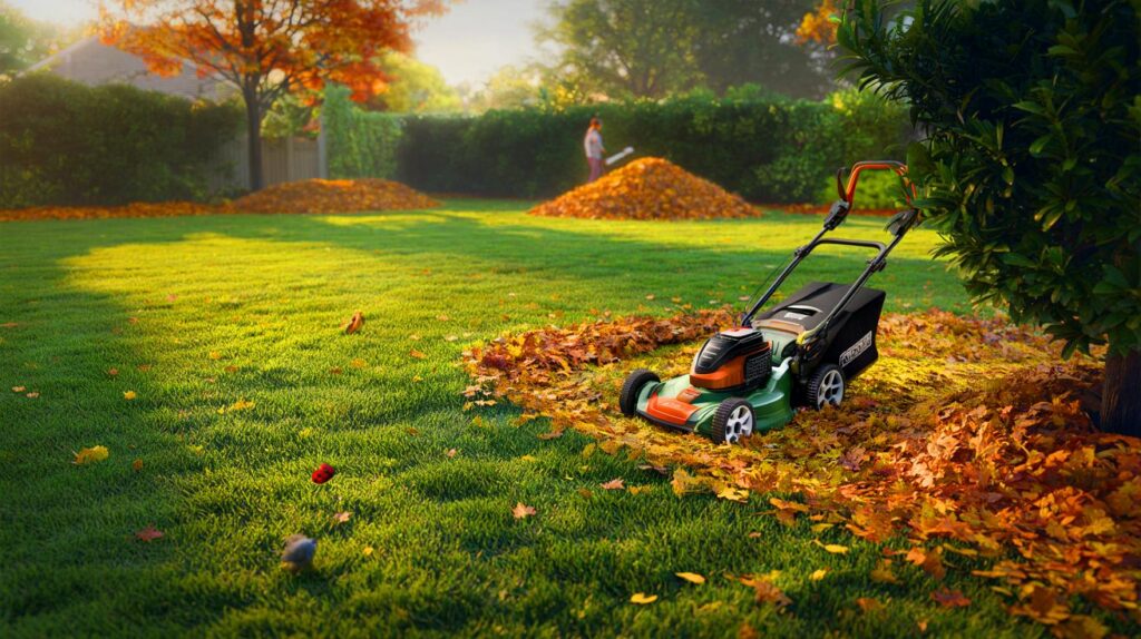 No recojas todas las hojas: el error que daña tu césped en otoño