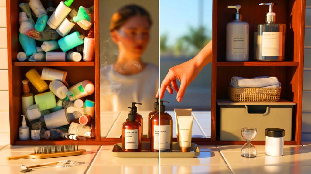 Ordenar tu estante del baño puede mejorar tu claridad mental: así de simple