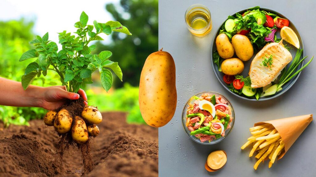 Patata: ¿fécula o verdura? tú decides con estos 5 datos clave, 78 % de agua y 87 kcal por 100 g