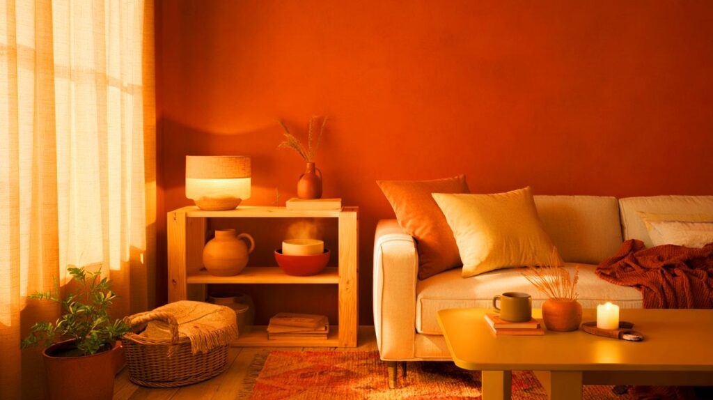 Por qué el color terracota es el más acogedor para otoño