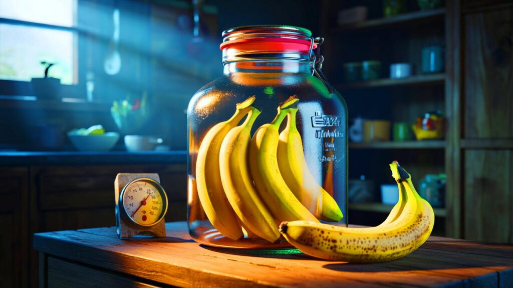 Se acabó tirar plátanos: dieciséis días amarillos en tu cocina con un frasco y 12 °c, ¿te apuntas?