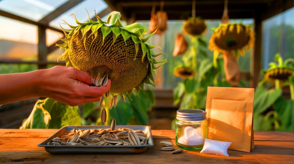 Semillas de girasol para el año que viene: cómo recogerlas y guardarlas correctamente