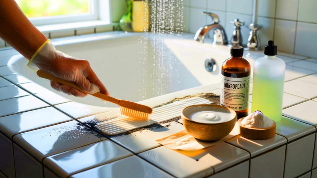 Sin vinagre ni lejía: la mezcla mágica que elimina el moho negro de las juntas en minutos