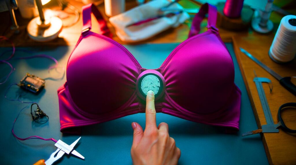 Solo tu novio puede abrirlo: ¿usarías un sujetador con sensor de huella y 1 perfil en 2024?