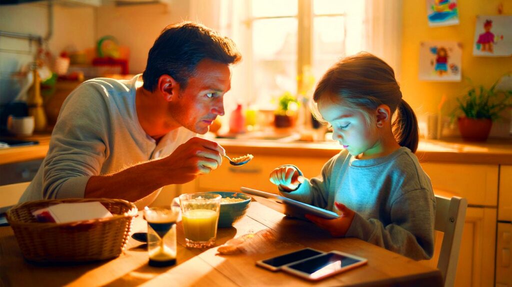 Tus hijos están creciendo con pantallas — lo que eso está haciendo a tu conexión real con ellos