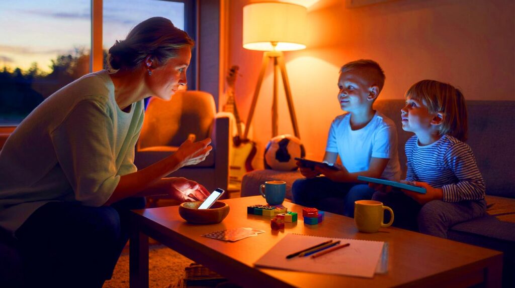 Tus hijos están creciendo con pantallas — lo que eso está haciendo a tu conexión real con ellos