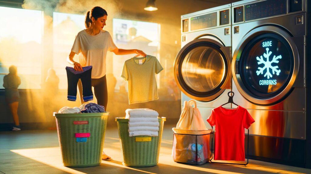 Una experta en colada muestra cómo clasificar la ropa para ahorrar tiempo y energía