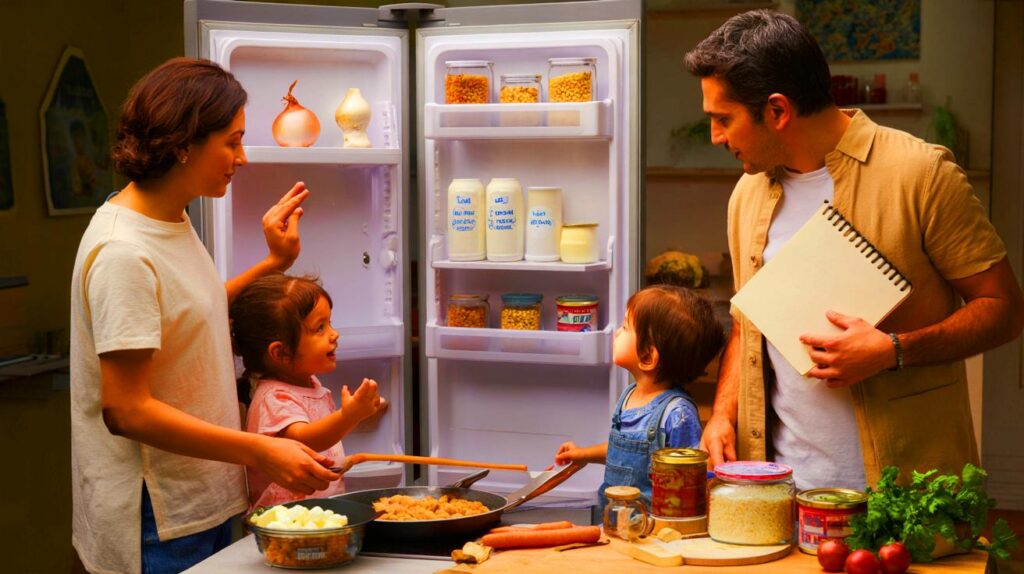 Una familia de cuatro revela cómo redujo su gasto en comida a la mitad con una simple regla