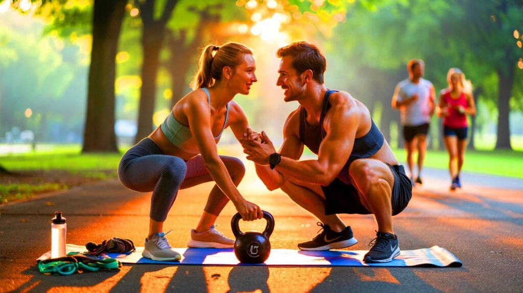 Una pareja cuenta cómo entrenar juntos fortaleció su cuerpo y su relación