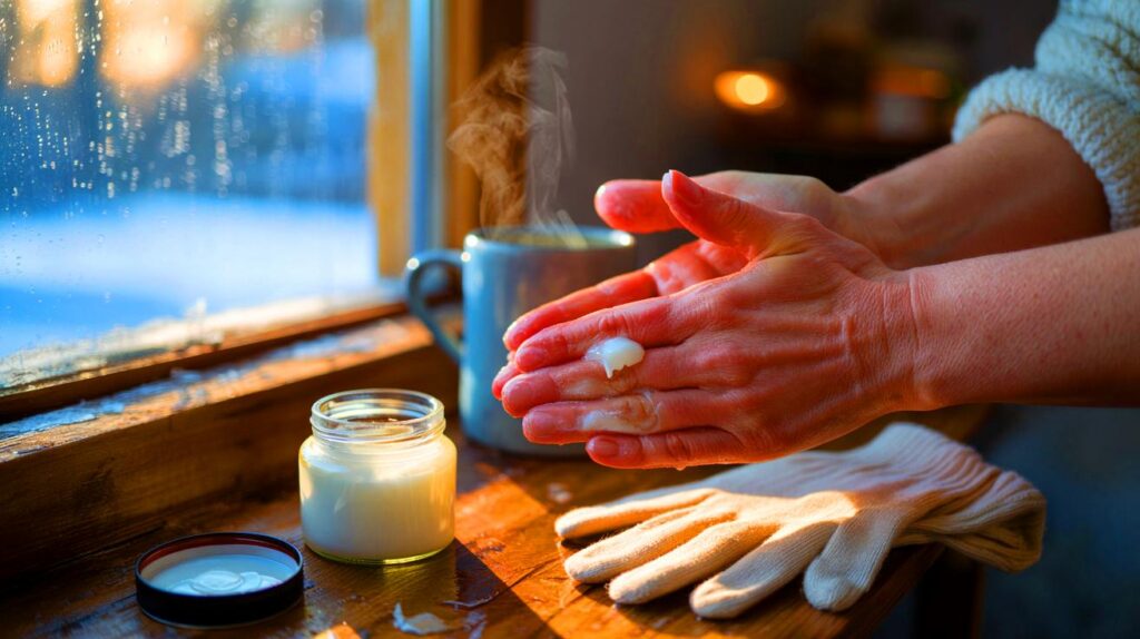 Usa aceite de coco para cuidar tus manos y evitar la sequedad del invierno