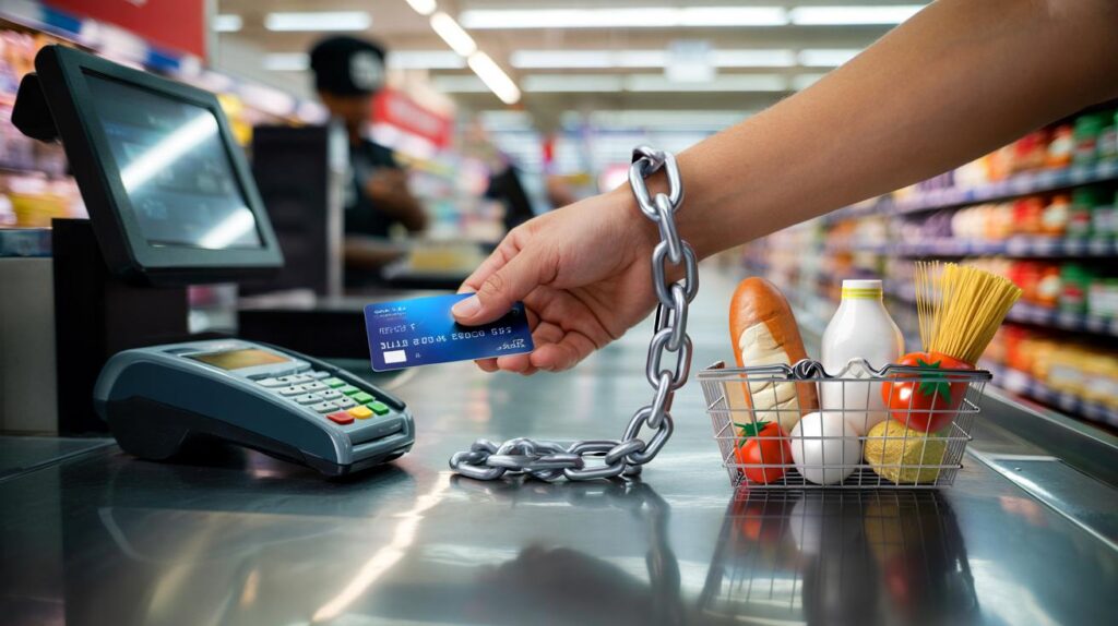 ¿De verdad gasté tanto por cuatro cosas?" : pagar con tarjeta en el súper te atrapa en deuda 2025