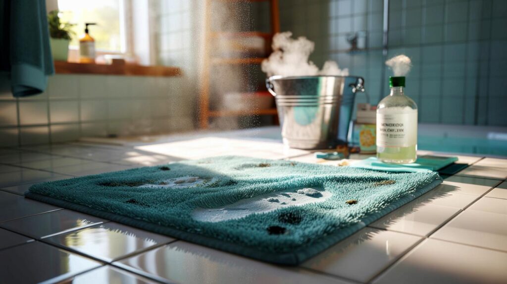 ¿De verdad piso esto cada día?" : tu alfombrilla del baño acumula gérmenes y así debes lavarla