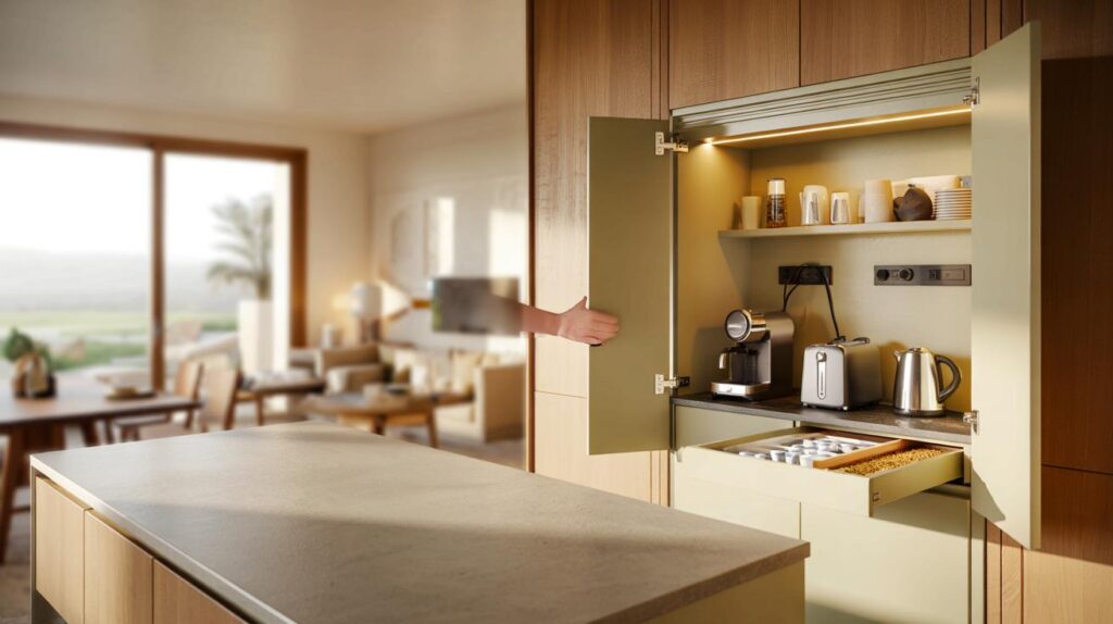 ¿Dónde pongo la cafetera sin que se vea?" : la moda que obliga a vaciar tu encimera en 2025
