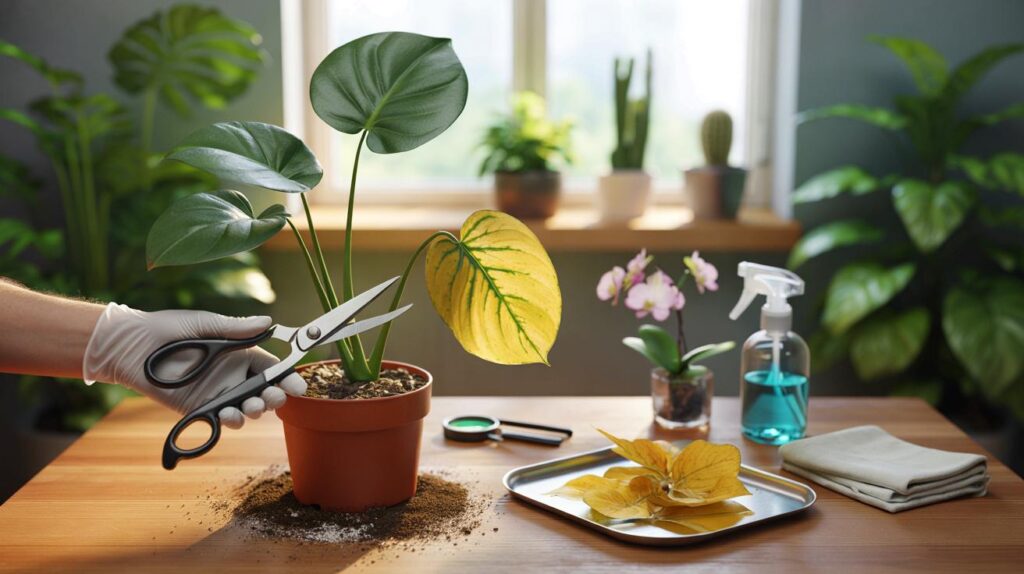 ¿Por qué mis hojas están amarillas?" : la regla de André Alonso que hoy te puede salvar plantas