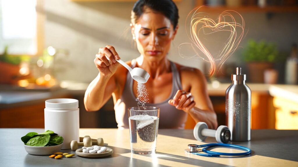 ¿Tomas 3-5 g de creatina al día? un cardiólogo dice que en 30 días notarás fuerza, mente y corazón