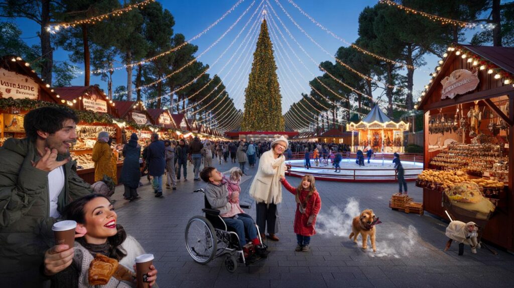 Abre en Madrid el espectáculo de Navidad más grande de España: un evento de 12.000m2 con mercadillo y entrada gratuita